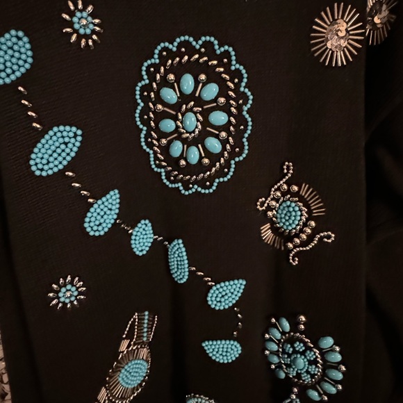 VTG Studio Collection Beaded Sweater - Picture 4 of 6